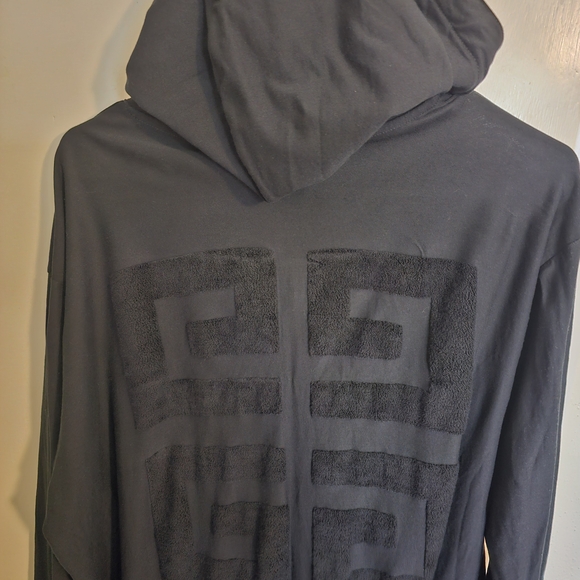 Givenchy Black Hoodie with Logo On Back